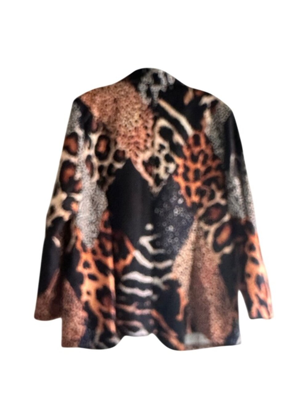 Animal Print Size XXL Multi-Color Leopard Zebra Patchwork Design - Picture 7 of 12
